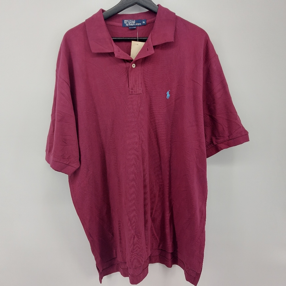 Polo Ralph Lauren Classic Fit Mens Polo Red Small Size XL